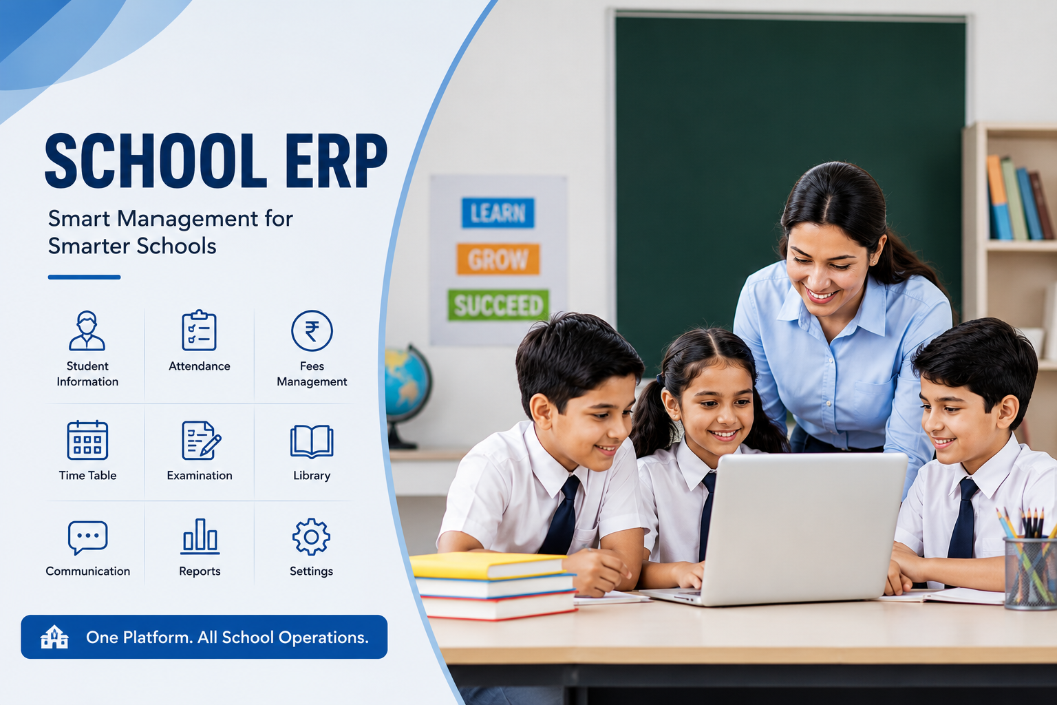 School ERP Dashboard